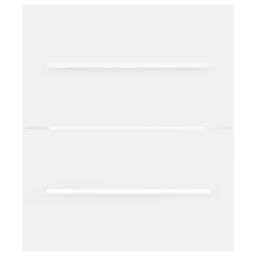 Berkfield Home Sink Cabinet with Built-in Basin White Engineered Wood - thumbnail 5