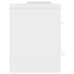 Berkfield Home Sink Cabinet with Built-in Basin White Engineered Wood - thumbnail 6