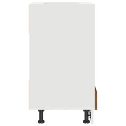 Berkfield Home Oven Cabinet in Old Wood ‚Äì 60x46x81.5 cm Made from Engineered Wood in Brown - thumbnail 6