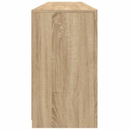 Berkfield Home Sideboard with LED Lights Sonoma Oak 162x37x67 cm in Brown - Size: 162 x 37 x 67 cm - thumbnail 8