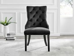 FurnitureboxUK Novara 100cm Round Black Leg Dining Table & 2 Belgravia Black Leg Chairs - thumbnail 8