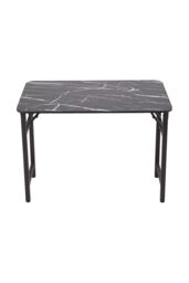 Living and Home Folding Table with Double Spring Mechanism in Black - thumbnail 3