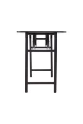 Living and Home Folding Table with Double Spring Mechanism in Black - thumbnail 6
