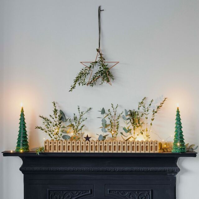 Ivyline Nordic Wooden Advent Calendar H6cm W70cm made with consciously sourced wood Mango wood in Natural - image 1