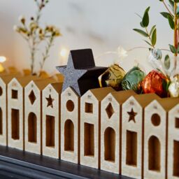 Ivyline Nordic Wooden Advent Calendar H6cm W70cm made with consciously sourced wood Mango wood in Natural - thumbnail 3