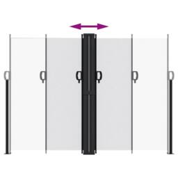 Berkfield Home Retractable Side Awning White 180x1200 cm - thumbnail 5