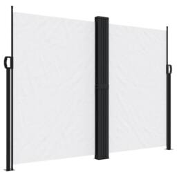 Berkfield Home Retractable Side Awning White 180x1200 cm - thumbnail 3
