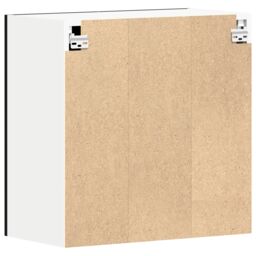 Berkfield Home Black Oak Hanging Cabinet 60x31x60 cm Made of Engineered Wood - Size: 60 x 31 x 60 cm - thumbnail 6