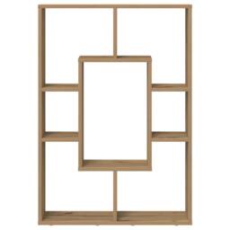 Berkfield Home Durable Bookcase Artisian Oak 63x20x90 cm Engineered Wood in Brown - Size: 63 x 20 x 90 cm - thumbnail 5