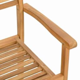 Berkfield Home Garden Stacking Chairs 6 pcs Brown 55.5 x 55.5 x 90 cm - thumbnail 8