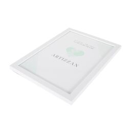 Happy Homewares Modern & Chic Mat White Wood Effect A4 Certificate Frame for Wall or Table - thumbnail 4