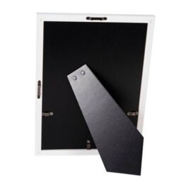 Happy Homewares Modern & Chic Mat White Wood Effect A4 Certificate Frame for Wall or Table - thumbnail 2