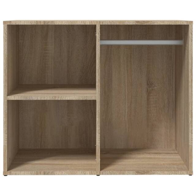 Berkfield Home Elegant Dressing Cabinet Sonoma Oak 80x40x65 cm Engineered Wood in Light Tan - Size: 80 x 40 x 65 cm - image 1