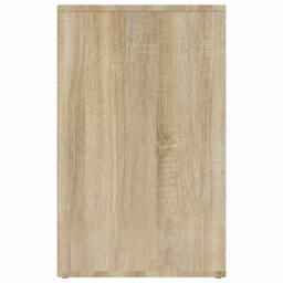 Berkfield Home Elegant Dressing Cabinet Sonoma Oak 80x40x65 cm Engineered Wood in Light Tan - Size: 80 x 40 x 65 cm - thumbnail 4