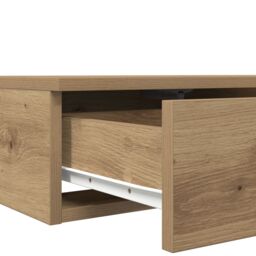 Berkfield Home Bed Drawers in Artisan Oak - 75x36.5x16.5 cm - Made from Engineered Wood in Brown - thumbnail 9