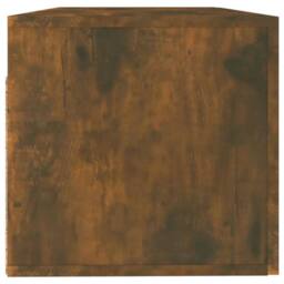 Berkfield Home Wall Cabinet Smoked Oak 100x36.5x35 cm Engineered Wood in Brown - thumbnail 6