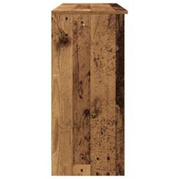 Berkfield Home Sideboard with Drawer Old Wood 101x35x76 cm Engineered Wood in Brown - Size: 101 x 35 x 76 cm - thumbnail 7