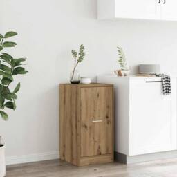 Berkfield Home Apothecary Cabinet Artisian Oak 40x41x77.5 cm Engineered Wood in Brown - thumbnail 2
