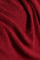 BHS Teddy Bear Fleece Throw in Red - thumbnail 2