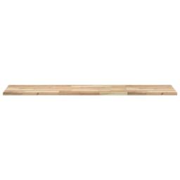 Berkfield Home Bathroom Vanity Top Untreated 120x40x2 cm Solid Wood Acacia in Brown - Size: 120 x 40 x 2 cm - thumbnail 3