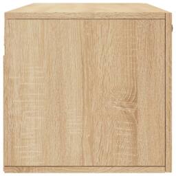 Berkfield Home Wall Cabinet Sonoma Oak 100x36.5x35 cm Engineered Wood in Light Oak - thumbnail 7
