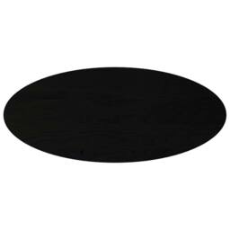 Berkfield Home Table Top Dark Brown 140x60x2 cm Solid Wood Oak Oval - Size: 140 x 60 x 2 cm - thumbnail 1