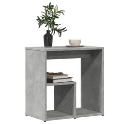 Berkfield Home Side Tables 2 pcs Concrete Grey 50x30x50 cm Engineered Wood - Size: 50 x 30 x 50 cm - thumbnail 4
