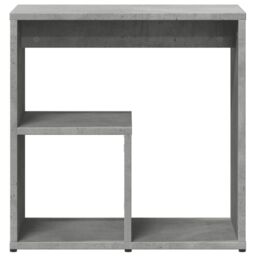 Berkfield Home Side Tables 2 pcs Concrete Grey 50x30x50 cm Engineered Wood - Size: 50 x 30 x 50 cm - thumbnail 6