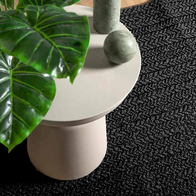 Berkfield Home Rug ZIZUR Anthracite 200x290 cm Jute Look Indoor & Outdoor in Charcoal - Size: Medium - image 1