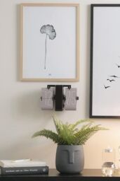 PRESENT TIME Karlsson No Case Mini Flip Clock Rack - Black/Grey in Black - thumbnail 2