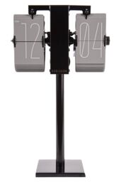PRESENT TIME Karlsson No Case Mini Flip Clock Rack - Black/Grey in Black - thumbnail 1