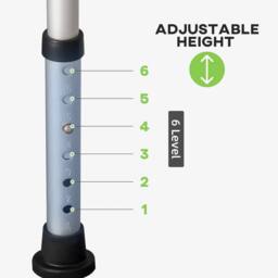 NESTLUNE Shower Stool for Elderly Disabled Adjustable in Green - thumbnail 4