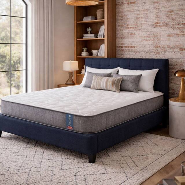Aspire ComfortRest Pocket 1000 Hybrid Mattress Medium 23cm in White - Size: Double - image 1