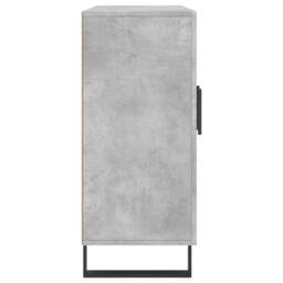 Berkfield Home Sideboard Concrete Grey 90x34x80 cm Engineered Wood - Size: 90 x 34 x 80 cm - thumbnail 7