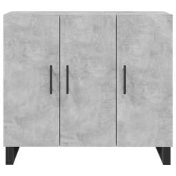 Berkfield Home Sideboard Concrete Grey 90x34x80 cm Engineered Wood - Size: 90 x 34 x 80 cm - thumbnail 6