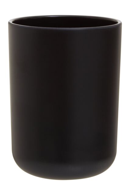 Orsina Designer White Tumbler with Sleek Trim, nature friendly Drinkware, Lightweight Water Tumbler for Everyday Use in Black - image 1