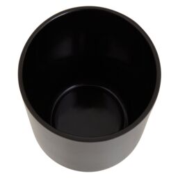 Orsina Designer White Tumbler with Sleek Trim, nature friendly Drinkware, Lightweight Water Tumbler for Everyday Use in Black - thumbnail 4