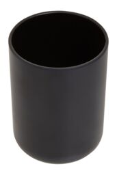 Orsina Designer White Tumbler with Sleek Trim, nature friendly Drinkware, Lightweight Water Tumbler for Everyday Use in Black - thumbnail 2