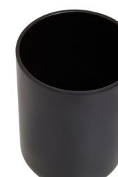 Orsina Designer White Tumbler with Sleek Trim, nature friendly Drinkware, Lightweight Water Tumbler for Everyday Use in Black - thumbnail 3