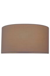 Harper Living Wall Wash Light with Switch Semi-Circle Taupe Fabric Shade - thumbnail 4