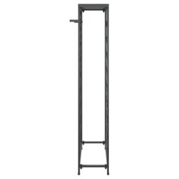 Berkfield Home Wine Rack for 45 Bottles Black 54x18x100 cm Wrought Iron - Size: 54 x 18 x 100 cm - thumbnail 4