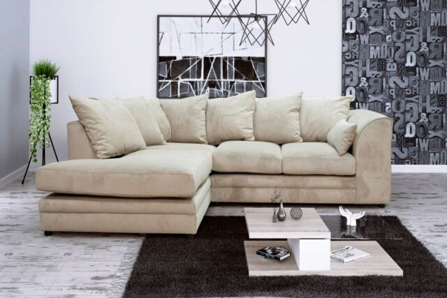 Snugg Furniture UK Limited (Left Hand) Chelsea Corner Sofa in Beige - image 1