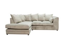 Snugg Furniture UK Limited (Left Hand) Chelsea Corner Sofa in Beige - thumbnail 2