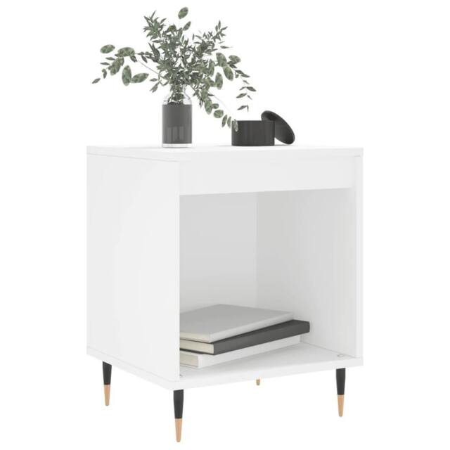Berkfield Home Modern Bedside Cabinets 2 pcs White 40x35x50 cm Engineered Wood - Size: 40 x 35 x 50 cm - image 1