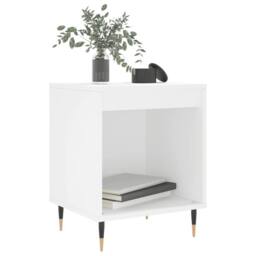 Berkfield Home Modern Bedside Cabinets 2 pcs White 40x35x50 cm Engineered Wood - Size: 40 x 35 x 50 cm - thumbnail 1