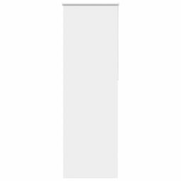 Berkfield Home Roller Blind Blackout White 75x210 cm Fabric Width 70.7 cm Polyester - thumbnail 1
