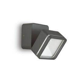 Netlighting Omega Square Single Spotlight Anthracite IP54 4000K in Black - thumbnail 1