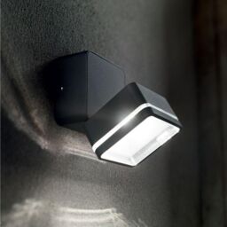 Netlighting Omega Square Single Spotlight Anthracite IP54 4000K in Black - thumbnail 2