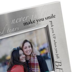 Happy Homewares Modern Collage Friends Themed Picture Frame in Brushed Silver Finish - thumbnail 5