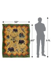 JQ Licensing Cf-Jp Tribal Lodge Hunting Animals Silky Touch Super Soft Throw Blanket 152 X 127 cm in White - thumbnail 5
